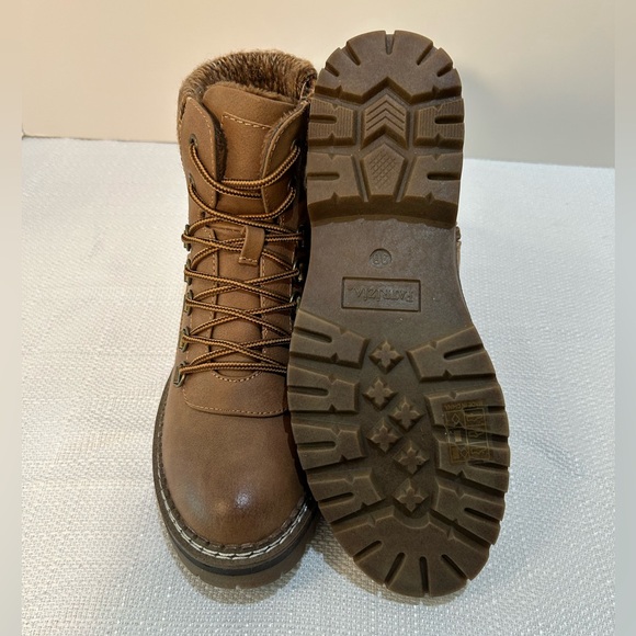 Patrizia by Spring Step Janecet Brown Lace-Up Ankle Boots - Picture 6 of 15